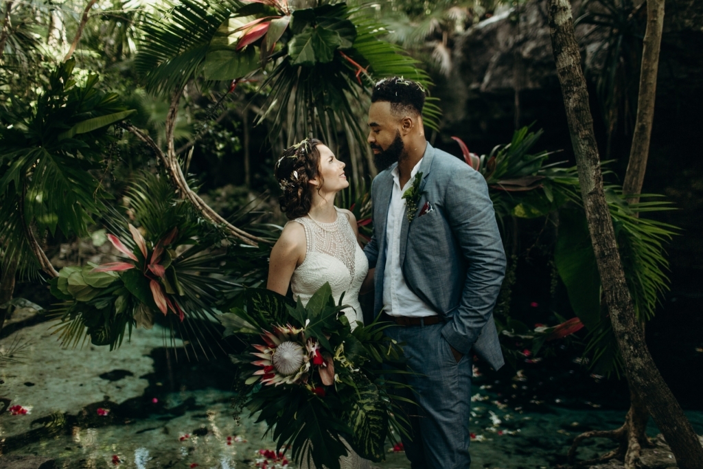 Tulum Most Romantic Elopement Bohemian Jungle inspiration