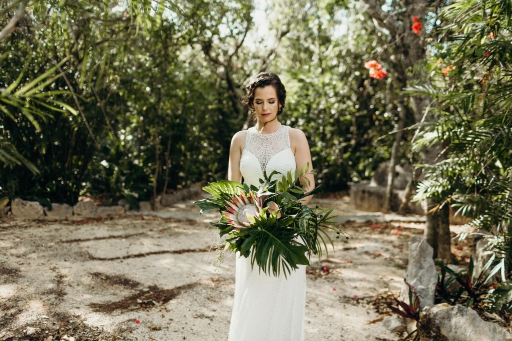 Tulum Most Romantic Elopement Bohemian Jungle inspiration