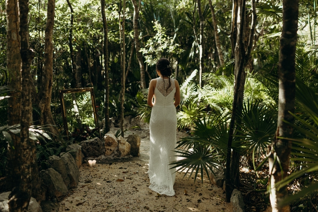 Tulum Most Romantic Elopement Bohemian Jungle inspiration