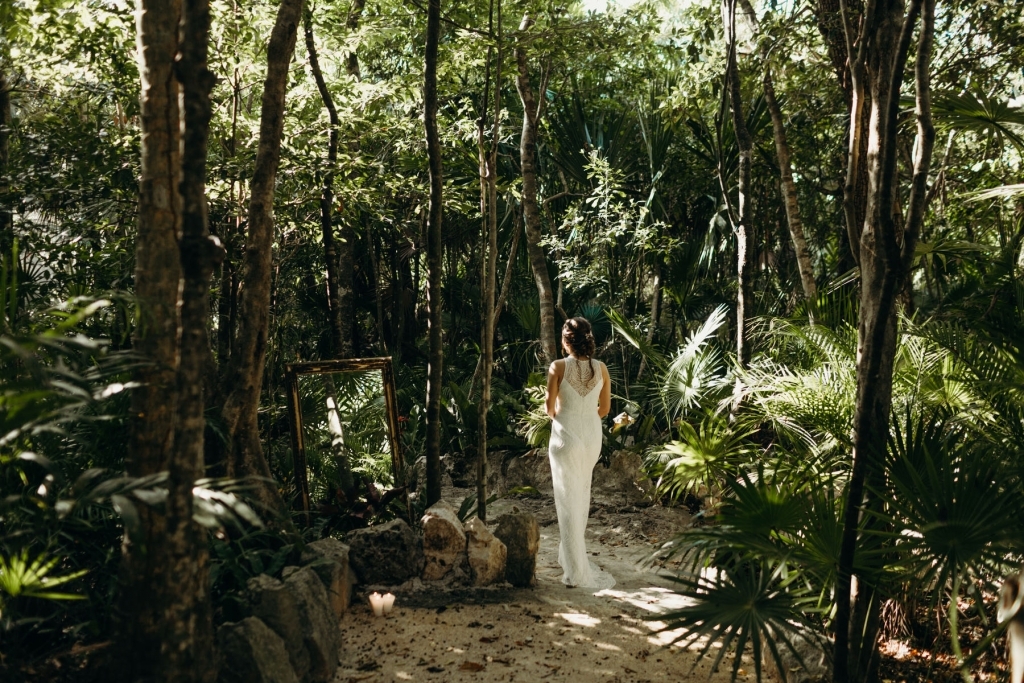 Tulum Most Romantic Elopement Bohemian Jungle inspiration