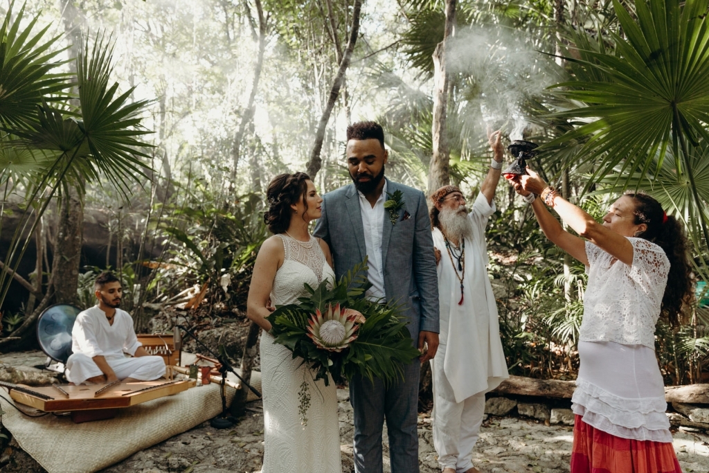 Tulum Most Romantic Elopement Bohemian Jungle inspiration