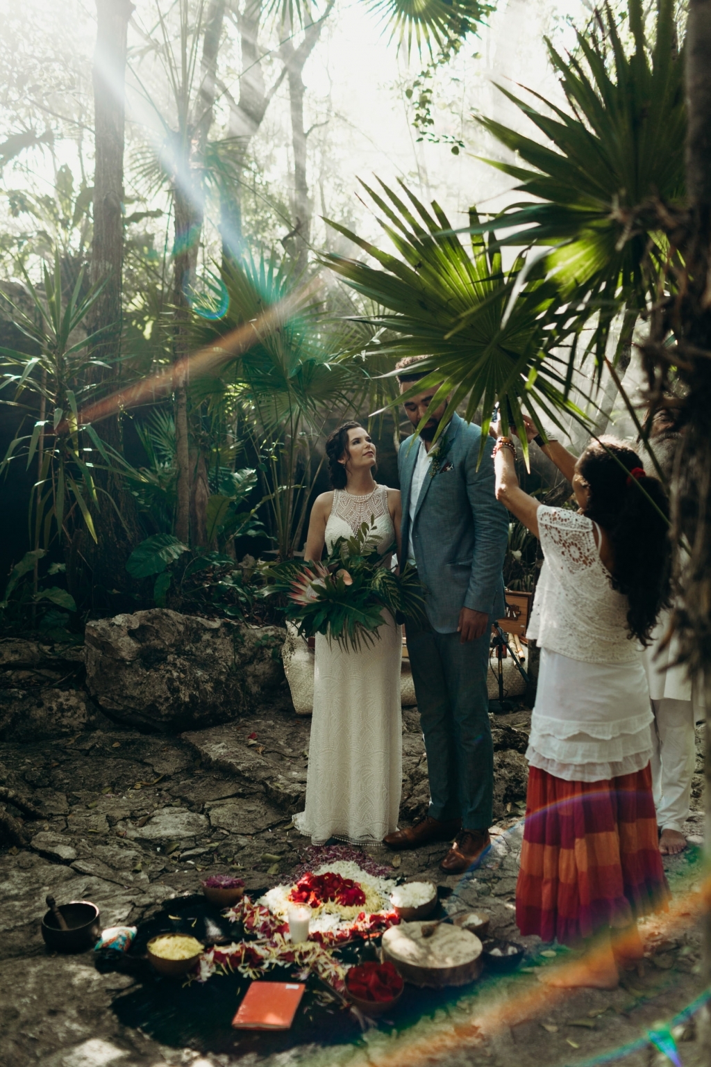 Tulum Most Romantic Elopement Bohemian Jungle inspiration