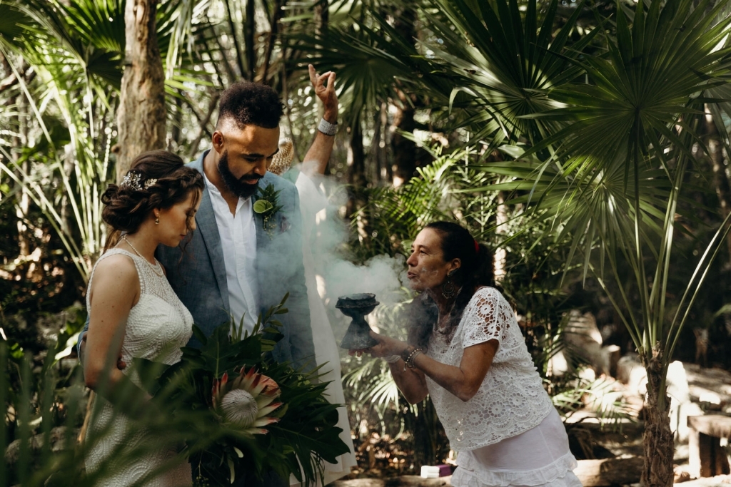 Tulum Most Romantic Elopement Bohemian Jungle inspiration