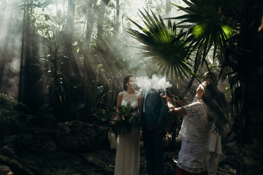 Tulum Most Romantic Elopement Bohemian Jungle inspiration