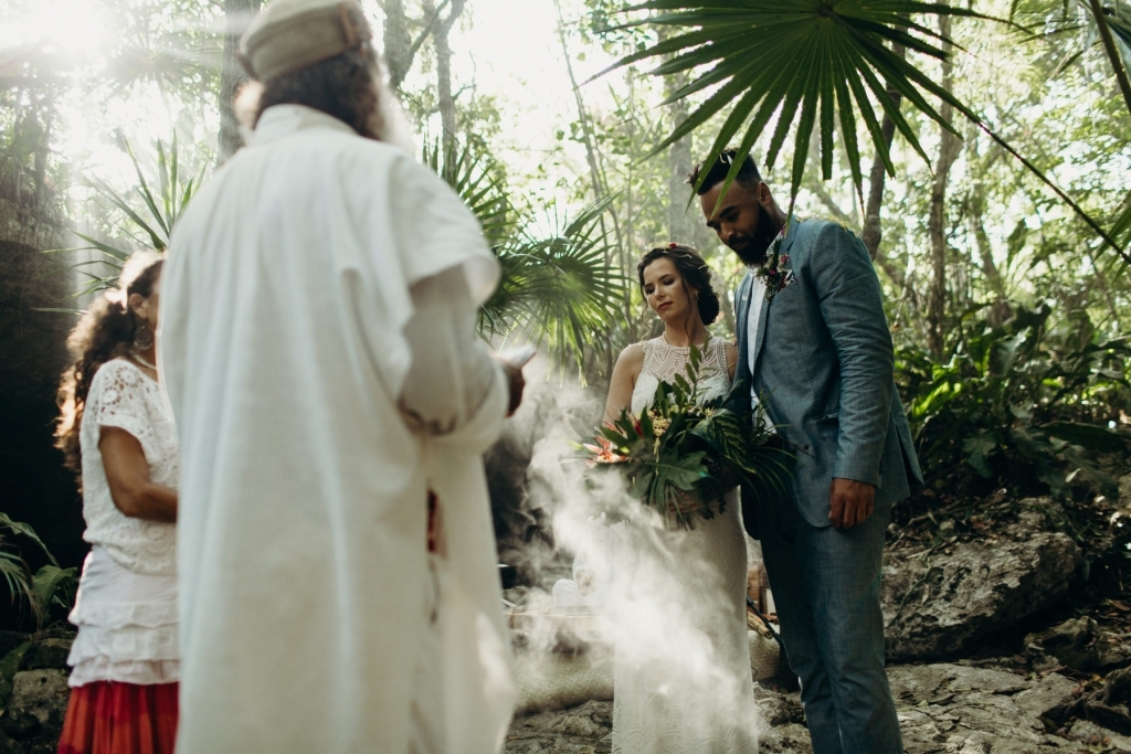 Tulum Most Romantic Elopement Bohemian Jungle inspiration