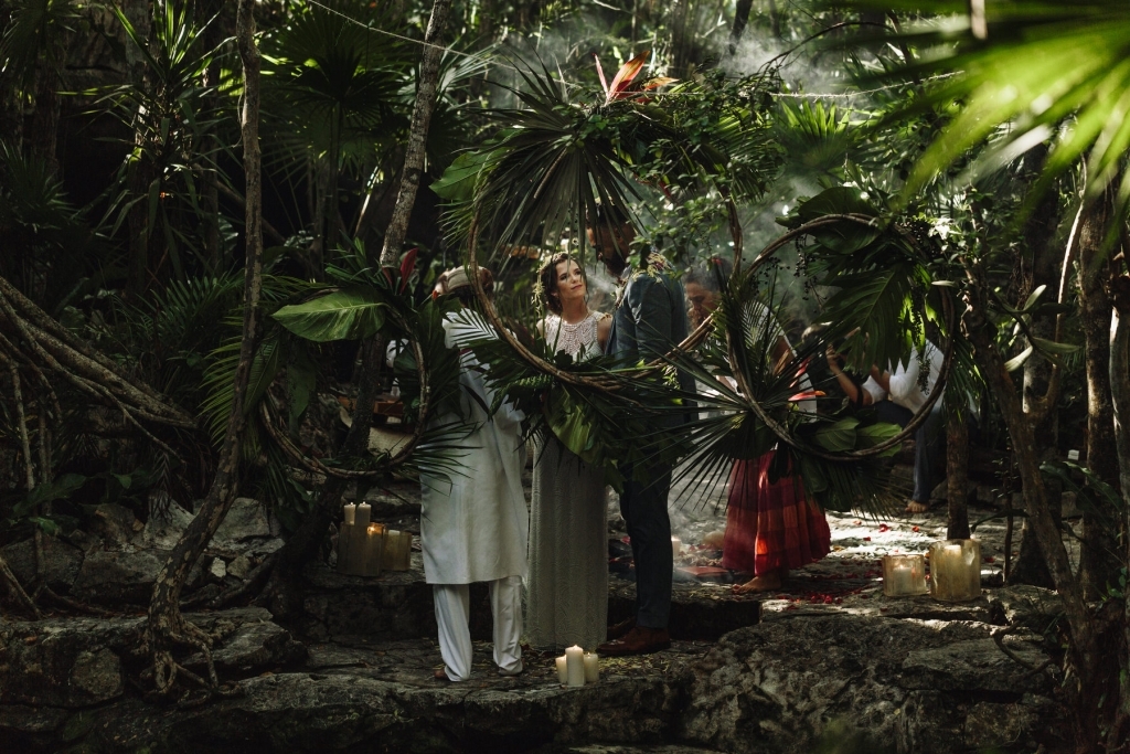 Tulum Most Romantic Elopement Bohemian Jungle inspiration