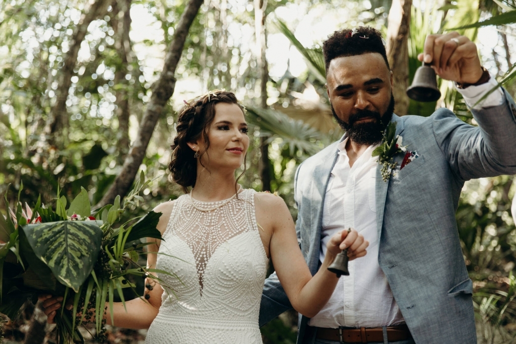 Tulum Most Romantic Elopement Bohemian Jungle inspiration