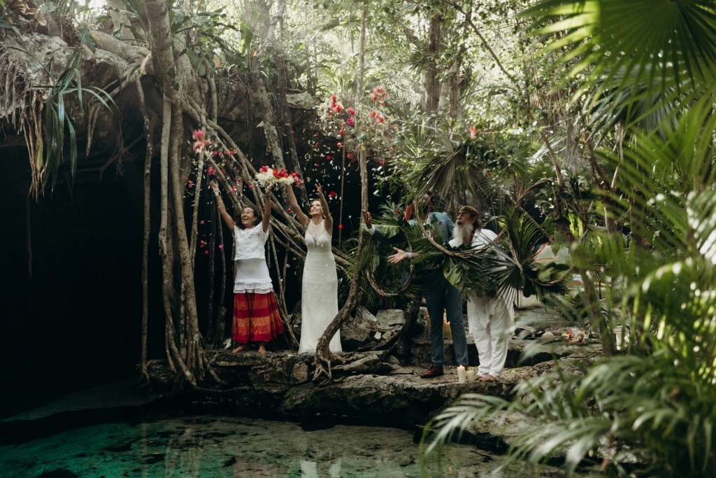 Tulum Most Romantic Elopement Bohemian Jungle inspiration