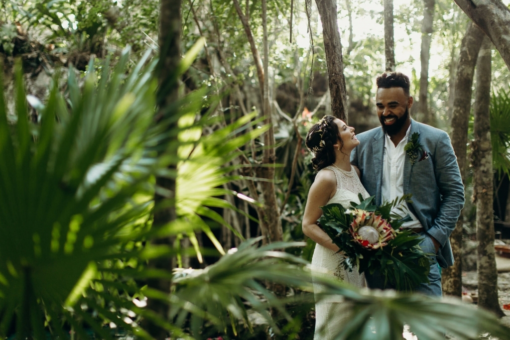 Tulum Most Romantic Elopement Bohemian Jungle inspiration