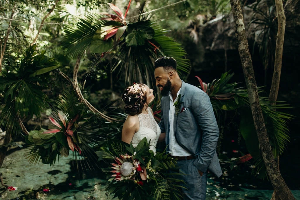 Tulum Most Romantic Elopement Bohemian Jungle inspiration