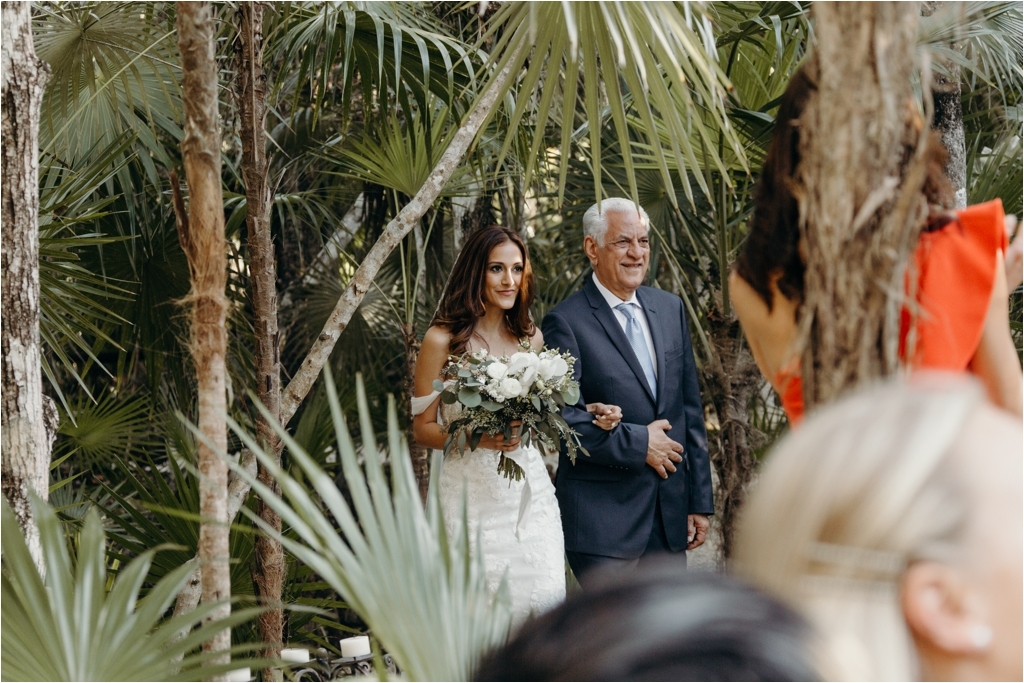 Tropical Chic Tulum Jungle Wedding at Kima