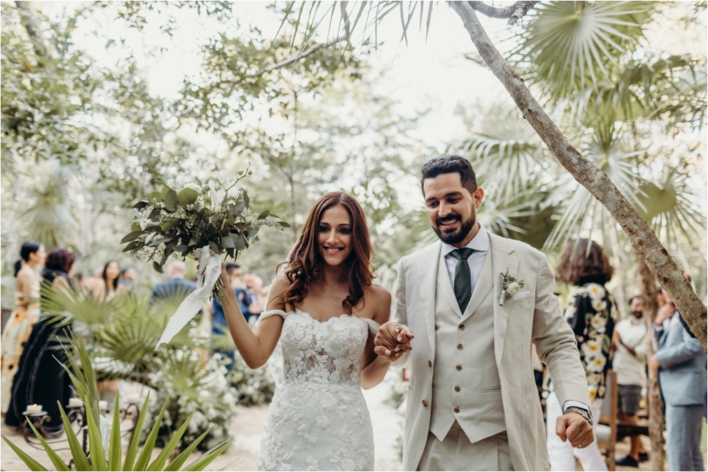 Tropical Chic Tulum Jungle Wedding at Kima