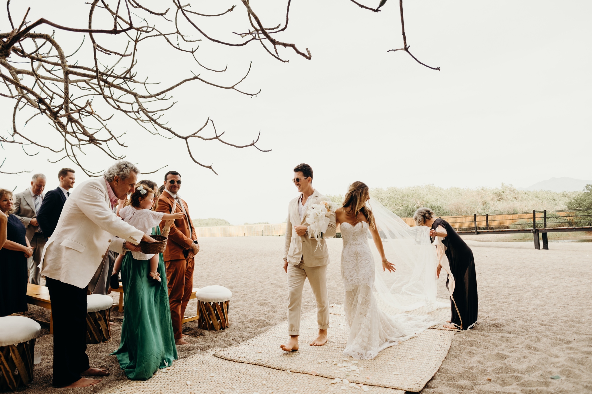 One & Only Mandarina Luxury Beach Wedding